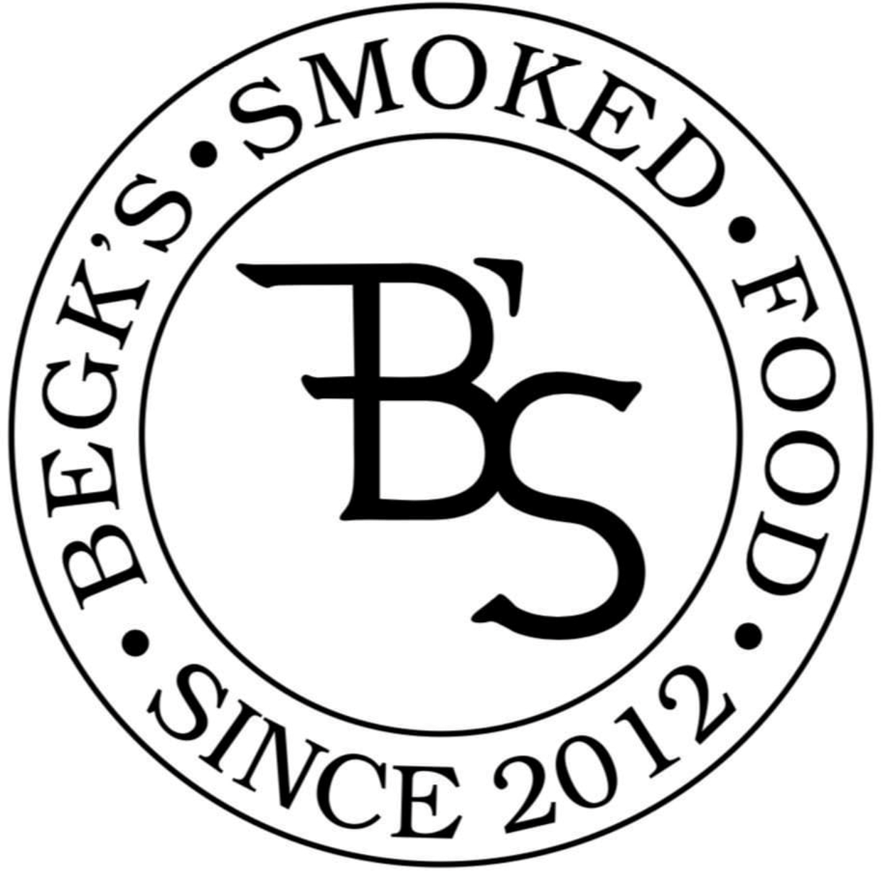 Begk's Smoked food Logo